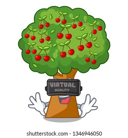 Virtual reality cherry tree toys in character shape