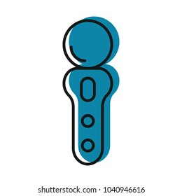 Virtual reality control icon. Doodle illustration of Virtual reality remote control vector icon for web and advertising