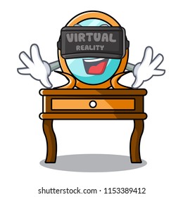 Virtual reality dressing table mascot cartoon