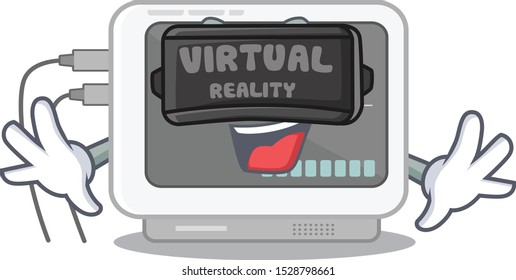 Virtual Reality Ecg Machine Isolated In The Character