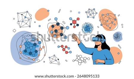 Virtual Reality Exploration of Microscopic Worlds and Future Technologies