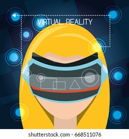 virtual reality game with futuristic technology innovation