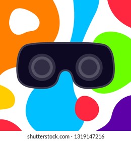 Virtual reality glasses 