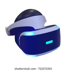 Virtual reality glasses 3D isolated vector
