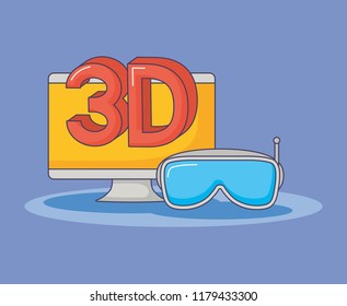 virtual reality glasses computer 3d innovation
