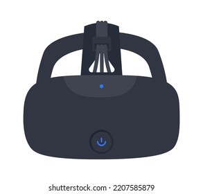 Virtual reality glasses flat illustration