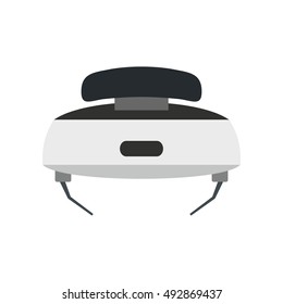 Virtual reality glasses in flat style. Vector illustration