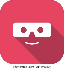 Virtual reality glasses. games equipment vector illustration