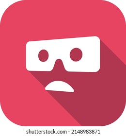 Gafas de realidad virtual. ilustración vectorial de equipos de juegos