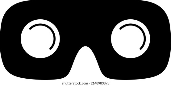 Virtual reality glasses. games equipment  vector illustration