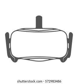 virtual reality glasses, games, logo, icon.