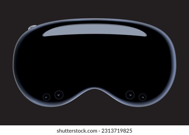 Virtual reality glasses.. High performance, highly advanced technology, elegant, compact virtual reality glasses.