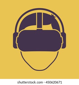 Virtual reality glasses Icon