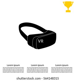 Virtual reality glasses icon