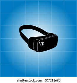 Virtual reality glasses icon