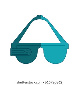Virtual reality glasses icon