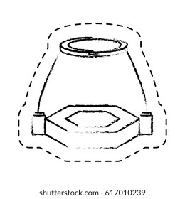 Virtual reality glasses icon