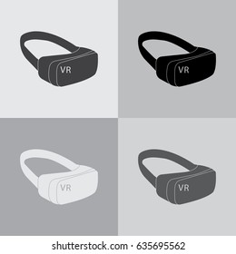 Virtual reality glasses icon