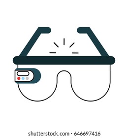 virtual reality glasses icon