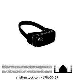 Virtual reality glasses icon