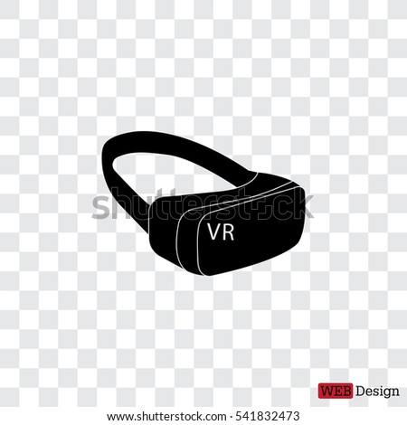 Virtual reality glasses icon