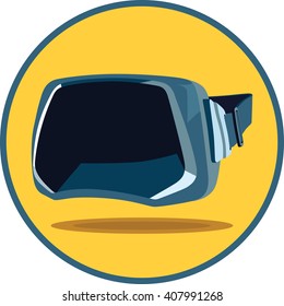 Virtual reality glasses icon. AR. Augmented reality icon. Virtual reality glasses. Virtual reality goggless icon.