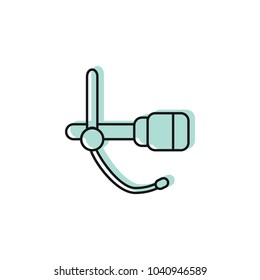 Virtual reality glasses icon. Doodle illustration of Virtual reality glasses vector icon for web and advertising