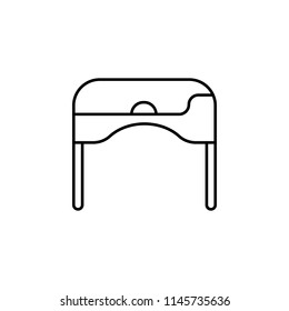 virtual reality glasses icon. Element of virtual reality for mobile concept and web apps illustration. Thin line icon for website design and development, app development