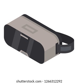 Virtual reality glasses icon. Isometric of virtual reality glasses vector icon for web design isolated on white background