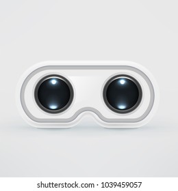 Virtual reality glasses illustration. Illustration isolated on background. Graphic concept for your design.