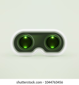 Virtual reality glasses illustration. Illustration isolated on background. Graphic concept for your design.