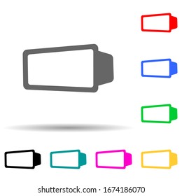 virtual reality glasses multi color style icon. Simple thin line, outline vector of web icons for ui and ux, website or mobile application