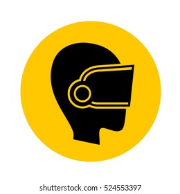 virtual reality glasses symbol