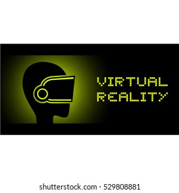 virtual reality glasses symbol