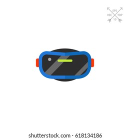 Virtual reality glasses vector icon