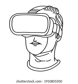 Virtual-Reality-Brille, Vektorgrafik