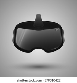 Virtual reality glasses. Vector illustration.