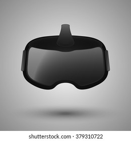 Virtual reality glasses. Vector illustration.