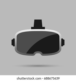 Virtual reality glasses. Vector illustration