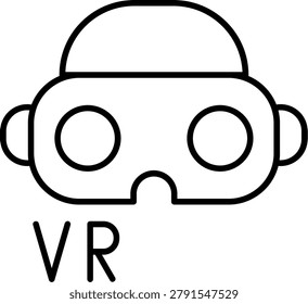 Virtual Reality GlassesIcon Vector Element