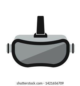  Virtual reality goggles designed on isolated background vector illustration