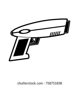 Virtual reality handgun icon vector illustration graphic design