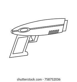 Virtual reality handgun icon vector illustration graphic design