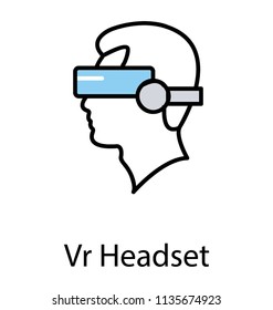 
Virtual reality head-mounted device or glasses
