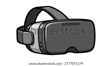 A virtual reality headset device