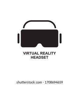 ICONO DE ENCABEZADO DE REALIDAD VIRTUAL , ICONO DE VIDRIO 3D