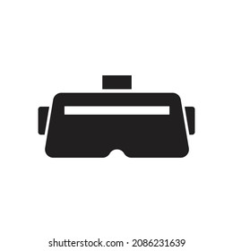 Icono de diseño de icono de realidad virtual ilustración vectorial