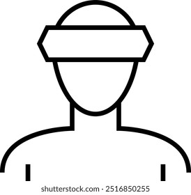 Virtual Reality Headset icon design for personal commercial use