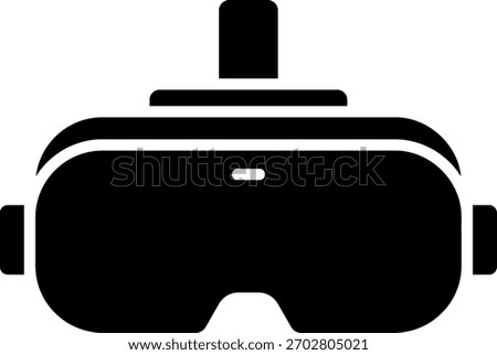 Virtual Reality Headset Icon - VR Technology Symbol
