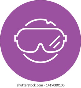 Virtual Reality Headset Outline Icon